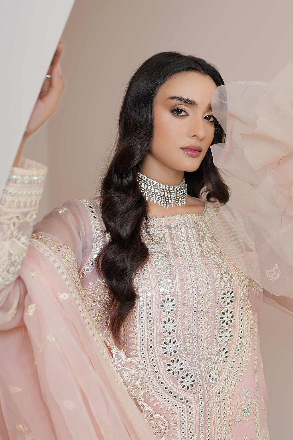 Maryams | Embellished Pret |  Glimmer - Designer Dress with Intricate embroidery and embellishments. Shop elegent wedding dress at Maria Faisal.
