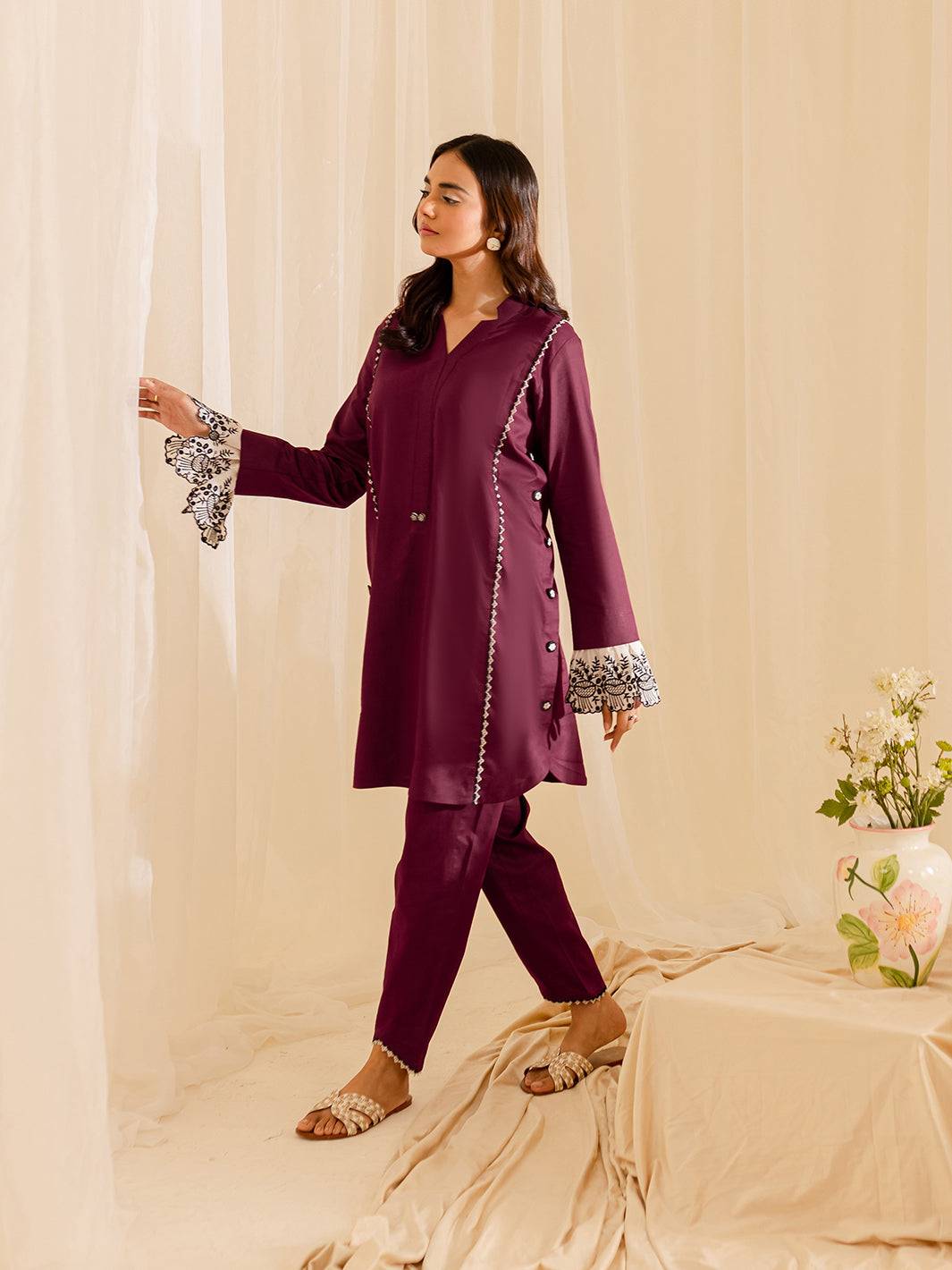 Mahnur | Petal Whispers Lawn Pret | Meadow by Maria Faisal - Registered Vendor of : Mahnur - type : Ladies Clothes - 100% original wedding dresses
