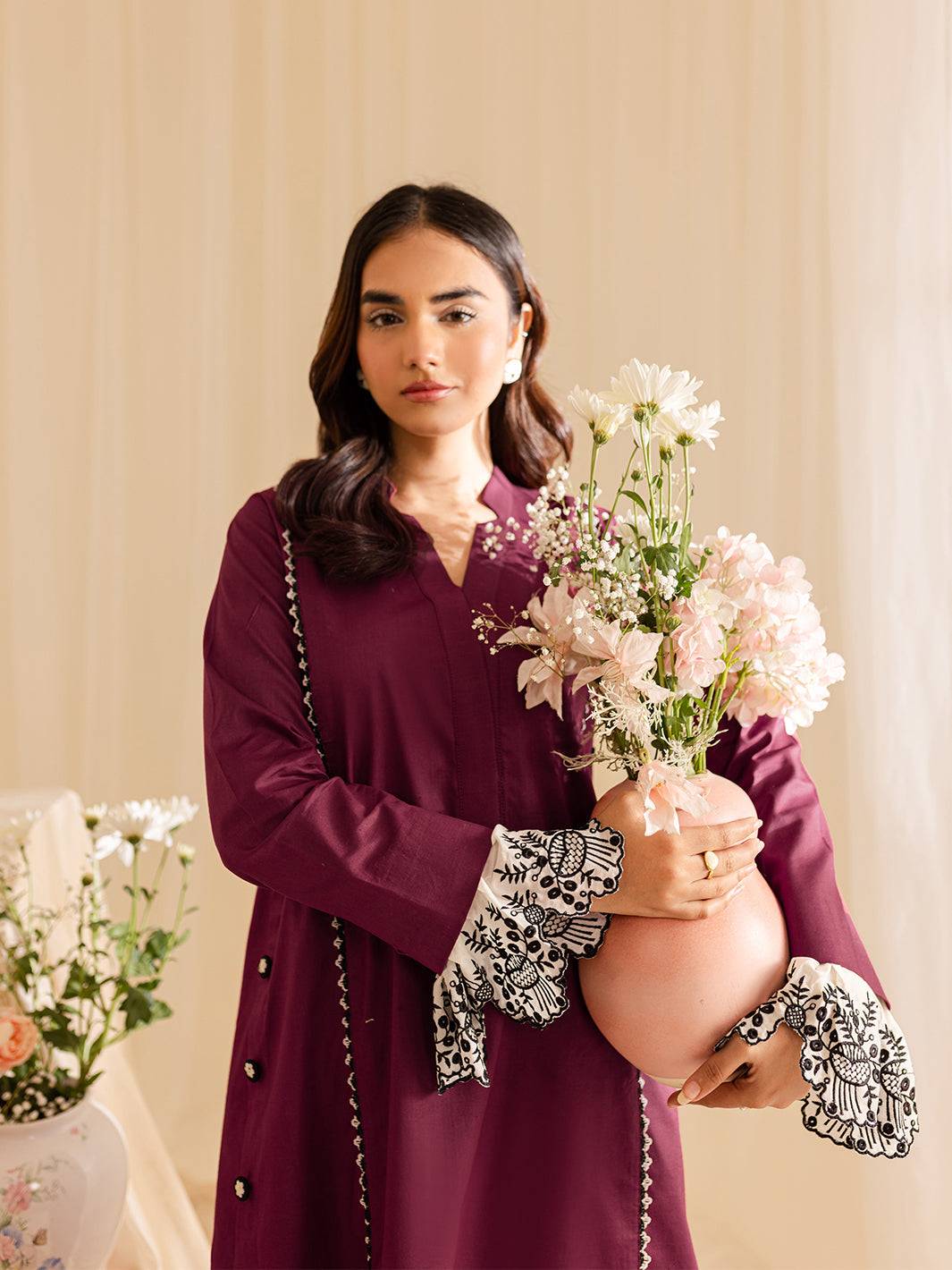 Mahnur | Petal Whispers Lawn Pret | Meadow by Maria Faisal - Registered Vendor of : Mahnur - type : Ladies Clothes - 100% original wedding dresses