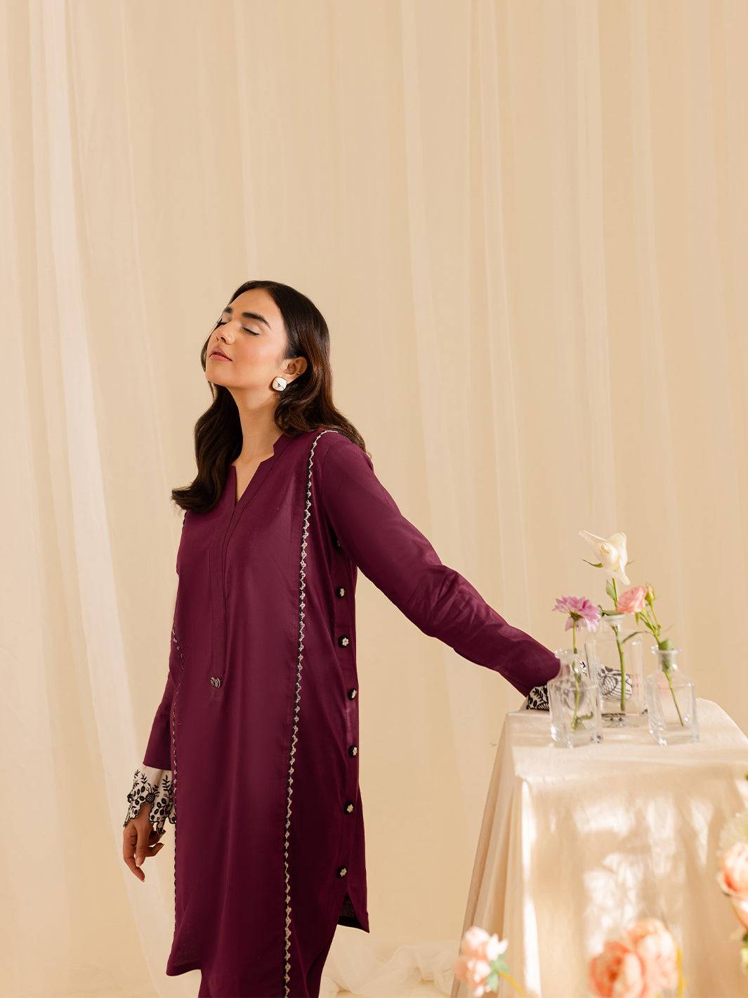 Mahnur | Petal Whispers Lawn Pret | Meadow by Maria Faisal - Registered Vendor of : Mahnur - type : Ladies Clothes - 100% original wedding dresses