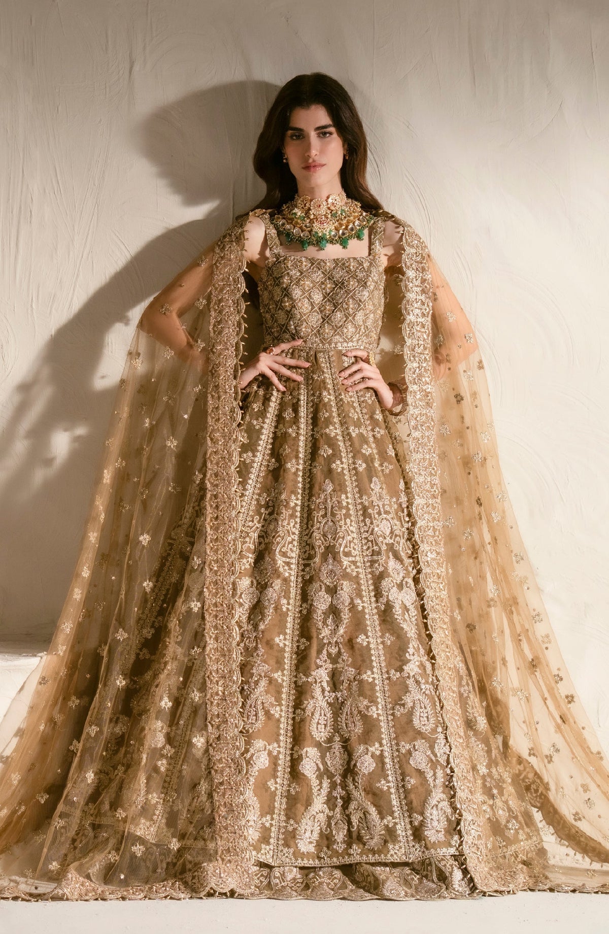 Maryum N Maria | Mehr o Maah Bridals | MW23-539-Bennu - Wedding Dress - Maria Faisal