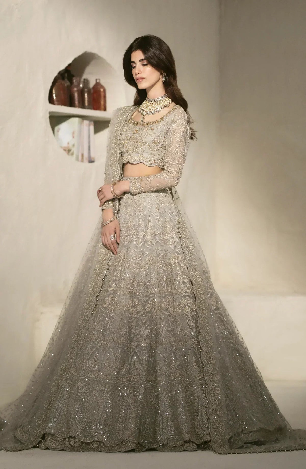 Maryum N Maria | Mehr o Maah Bridals | MW23-533-Feme - Wedding Dress - Maria Faisal