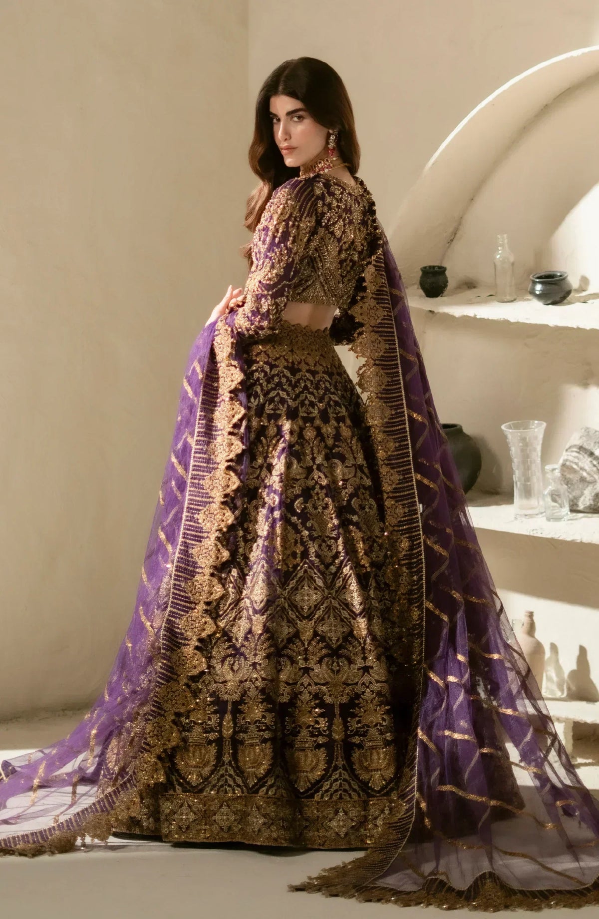 Maryum N Maria | Mehr o Maah Bridals | MW23-538-Nour - Wedding Dress - Maria Faisal