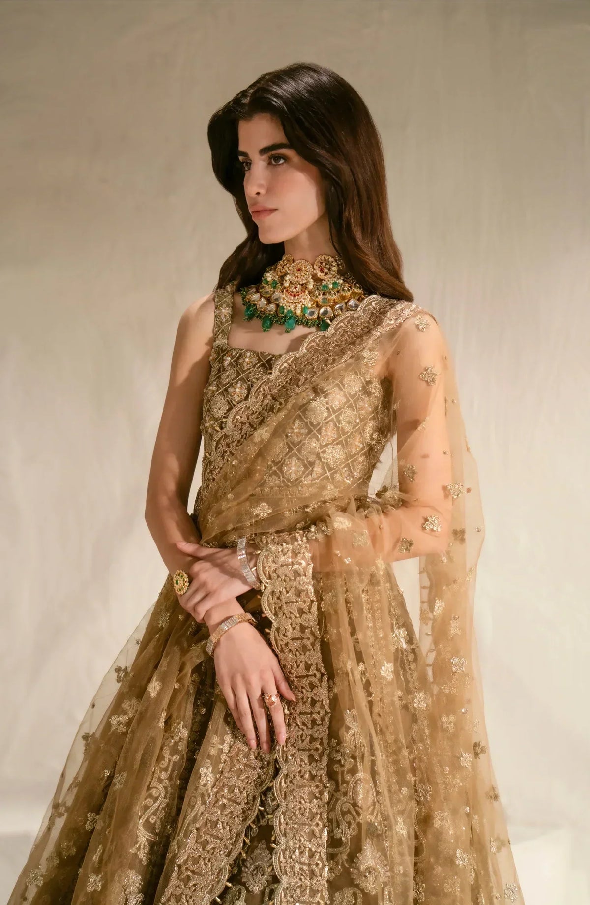 Maryum N Maria | Mehr o Maah Bridals | MW23-539-Bennu - Wedding Dress - Maria Faisal