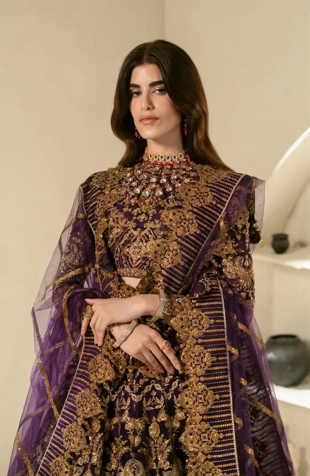Maryum N Maria | Mehr o Maah Bridals | MW23-538-Nour - Wedding Dress - Maria Faisal