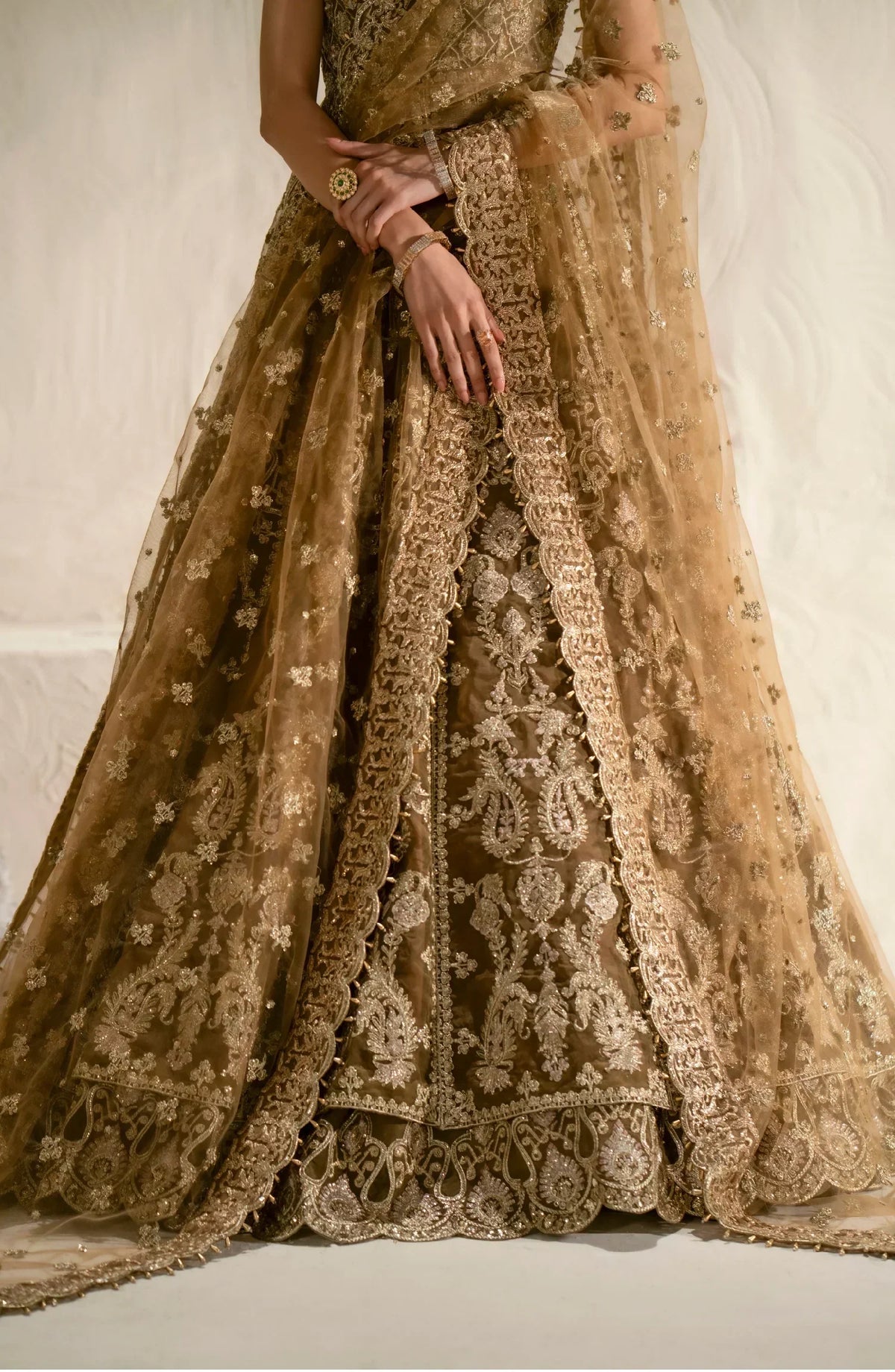 Maryum N Maria | Mehr o Maah Bridals | MW23-539-Bennu - Wedding Dress - Maria Faisal