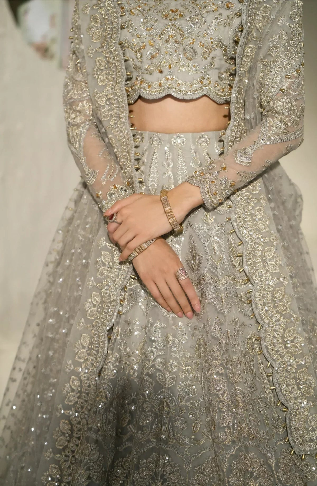 Maryum N Maria | Mehr o Maah Bridals | MW23-533-Feme - Wedding Dress - Maria Faisal