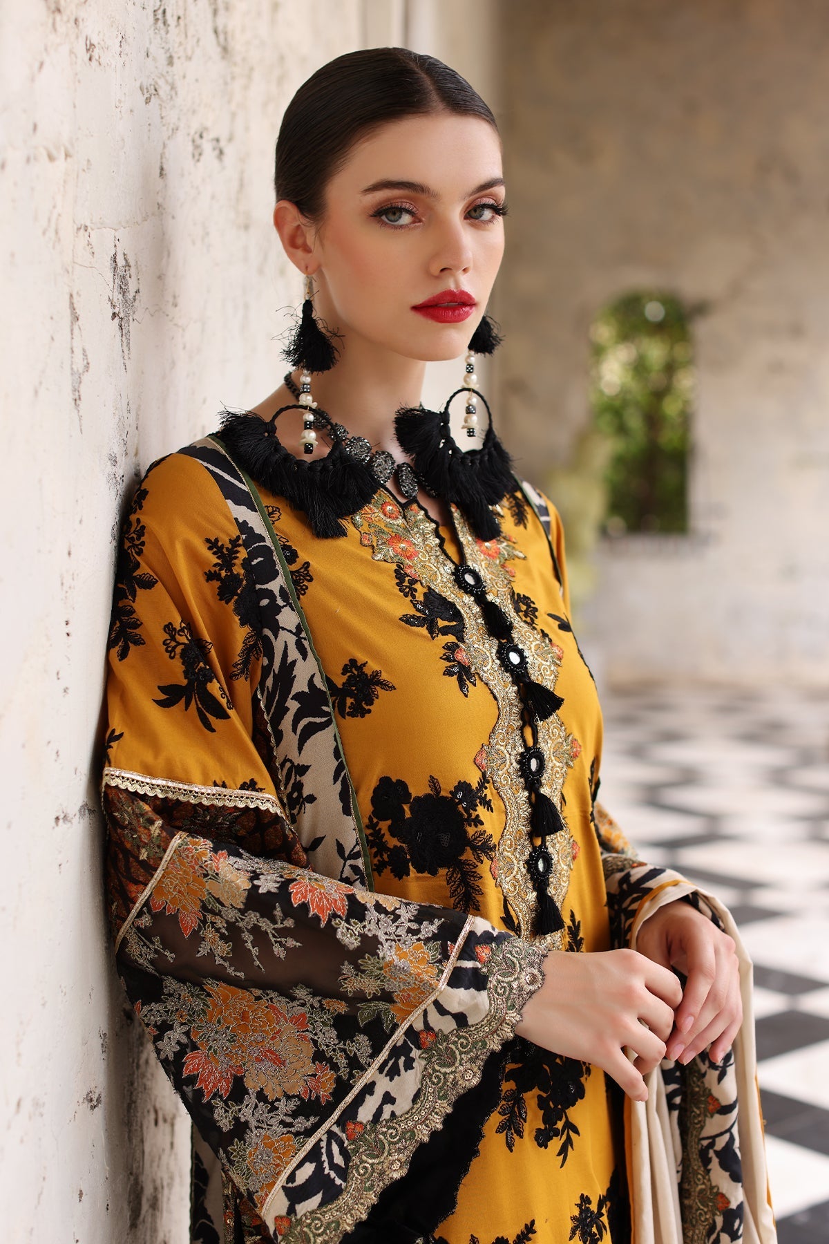 Mina Kashif | Festive Lawn | Leyla - Maria Faisal