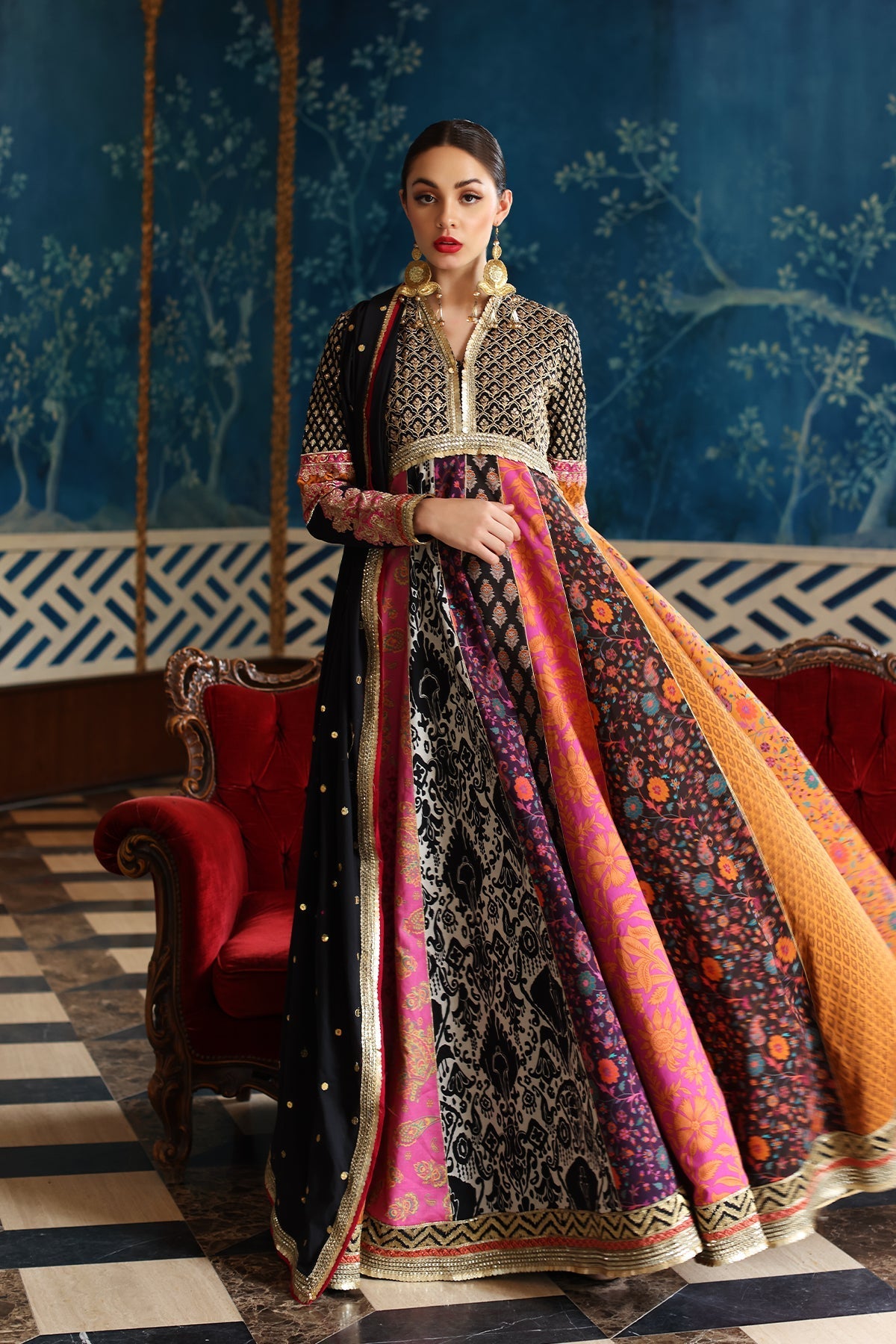 Mina Kashif | Festive Lawn | Misty - Maria Faisal