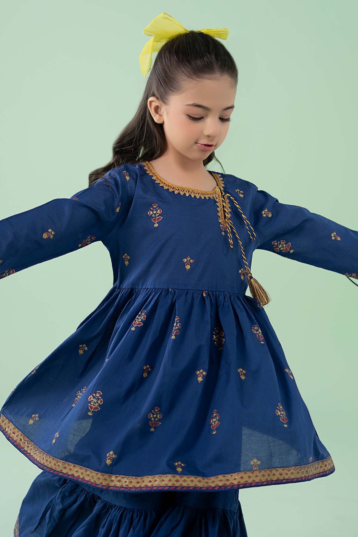 3 Piece Printed Lawn Suit - Kids Clothes - available at Maria Faisal in UK and USA