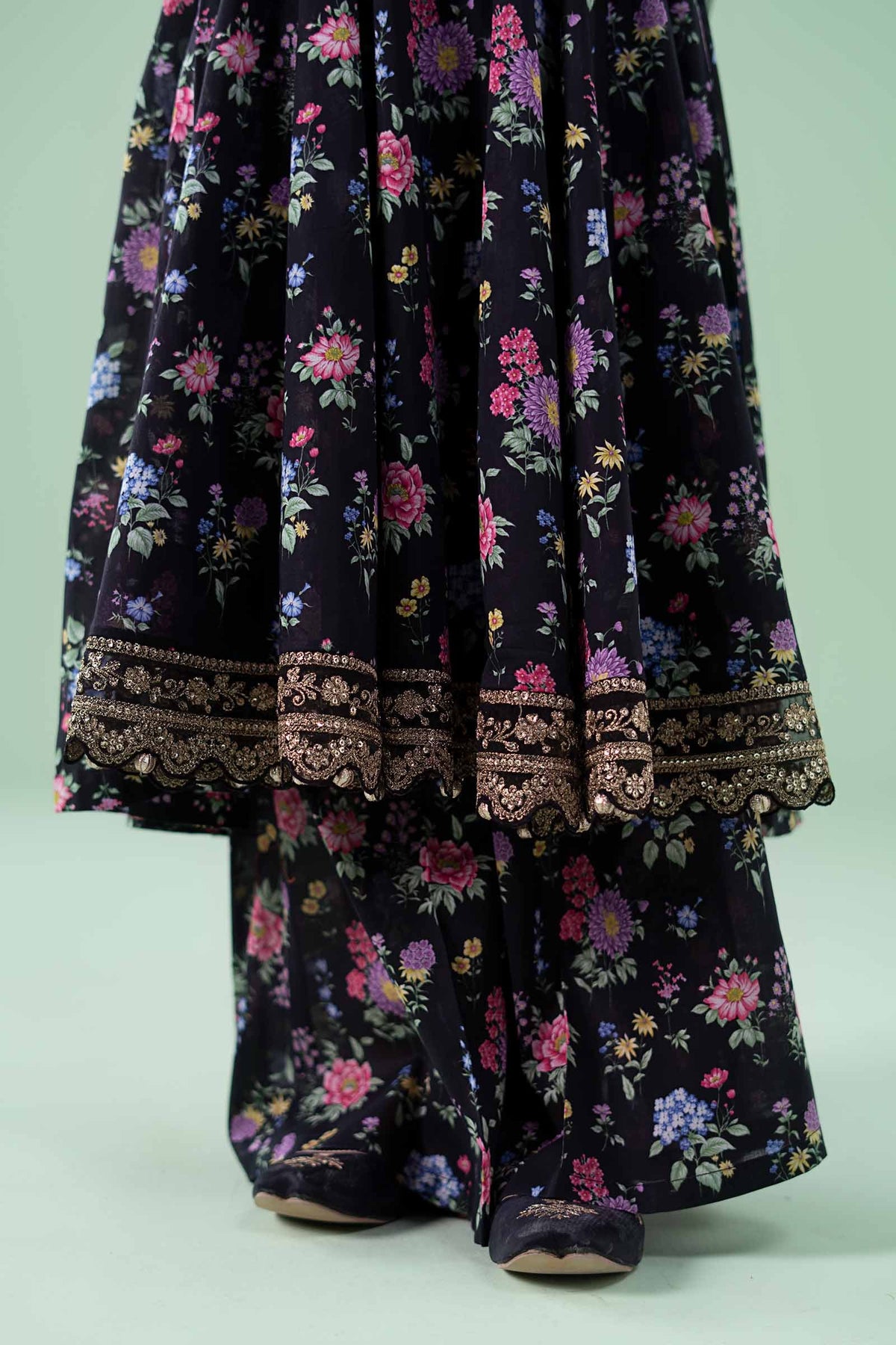 3 Piece Embroidered Lawn Suit - Kids Clothes - available at Maria Faisal in UK and USA