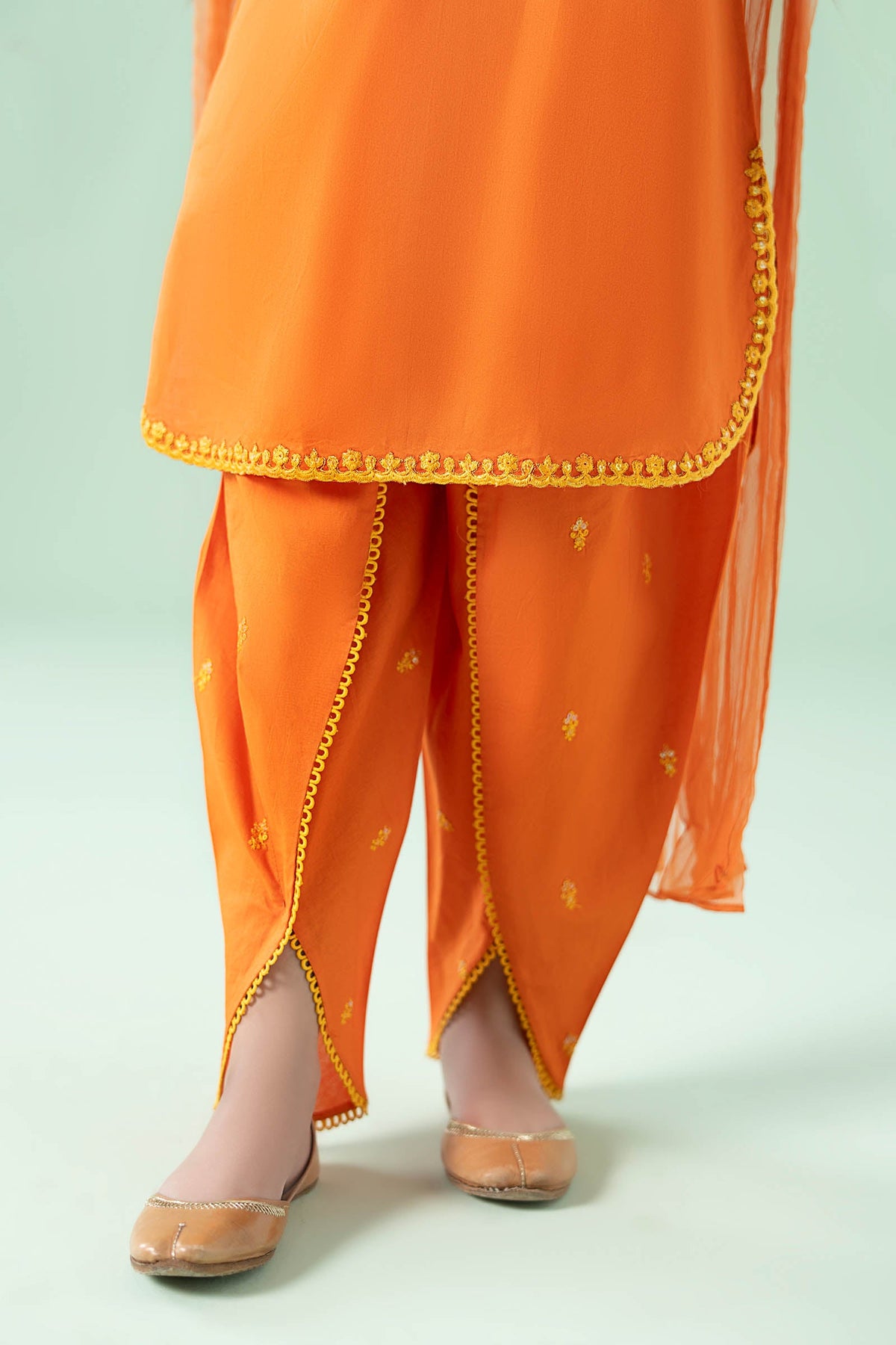 3 Piece Embroidered Lawn Suit - Kids Clothes - available at Maria Faisal in UK and USA