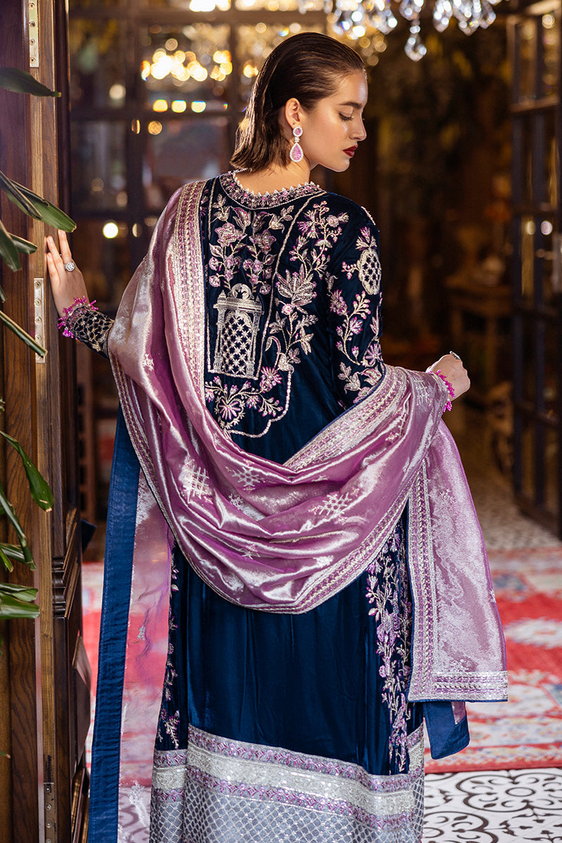 Mushq | Deja Vu Velvet | Infinite Loop - Designer Dress with Intricate embroidery and embellishments. Shop elegent wedding dress at Maria Faisal.