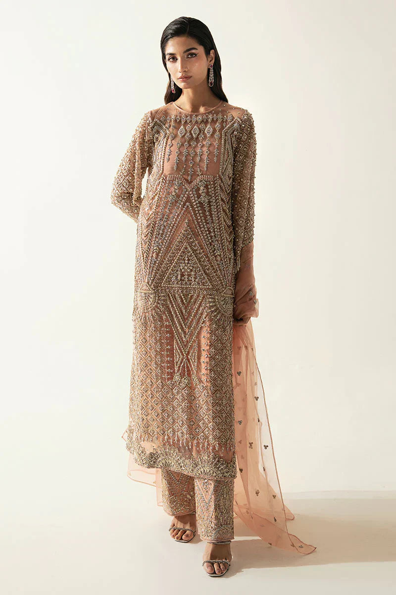 Mushq | Fleur Luxury Eid Pret | Zaria - Wedding Dress - Maria Faisal