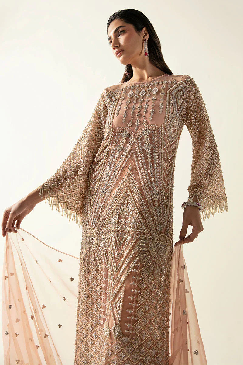 Mushq | Fleur Luxury Eid Pret | Zaria - Wedding Dress - Maria Faisal
