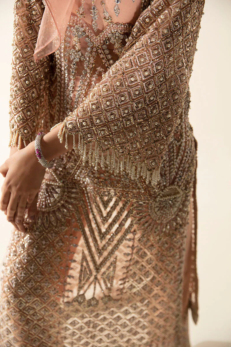 Mushq | Fleur Luxury Eid Pret | Zaria - Wedding Dress - Maria Faisal
