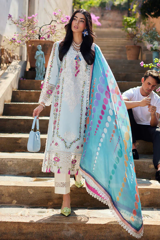 Mushq | Te Amo Luxury Lawn 24 | LUCCA LURE - Wedding Dress - Maria Faisal