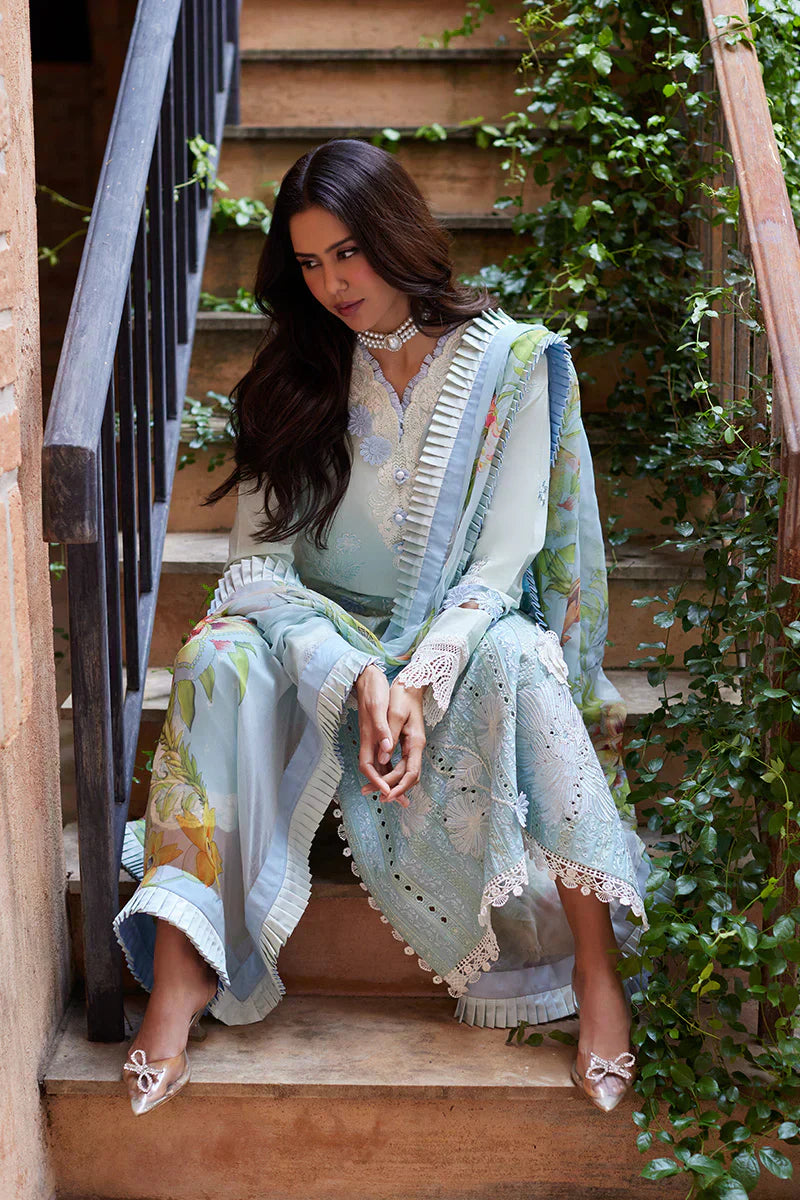 Mushq | Te Amo Luxury Lawn 24 | CAPRI CHARM - Wedding Dress - Maria Faisal