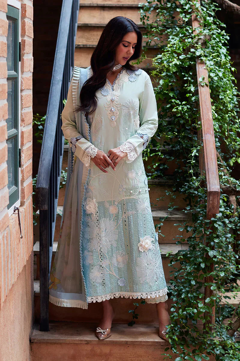 Mushq | Te Amo Luxury Lawn 24 | CAPRI CHARM - Wedding Dress - Maria Faisal