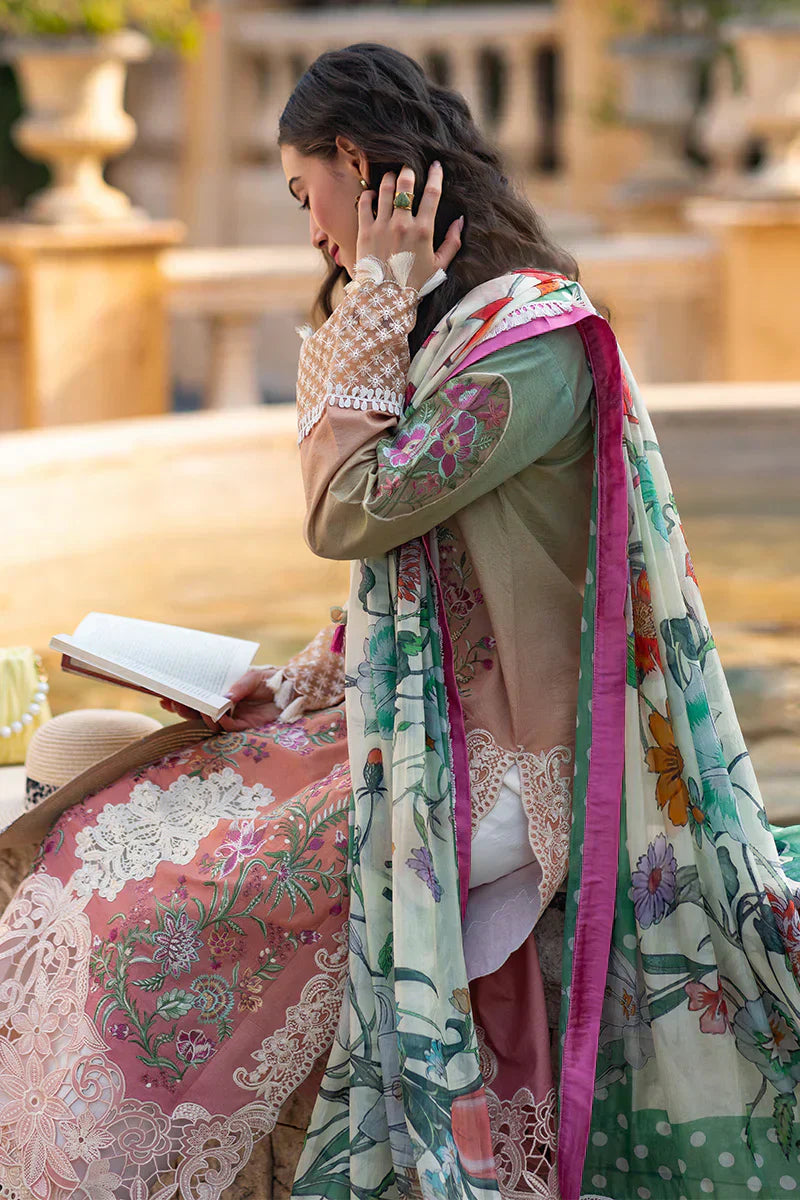 Mushq | Te Amo Luxury Lawn 24 | VENICE VERVE - Wedding Dress - Maria Faisal