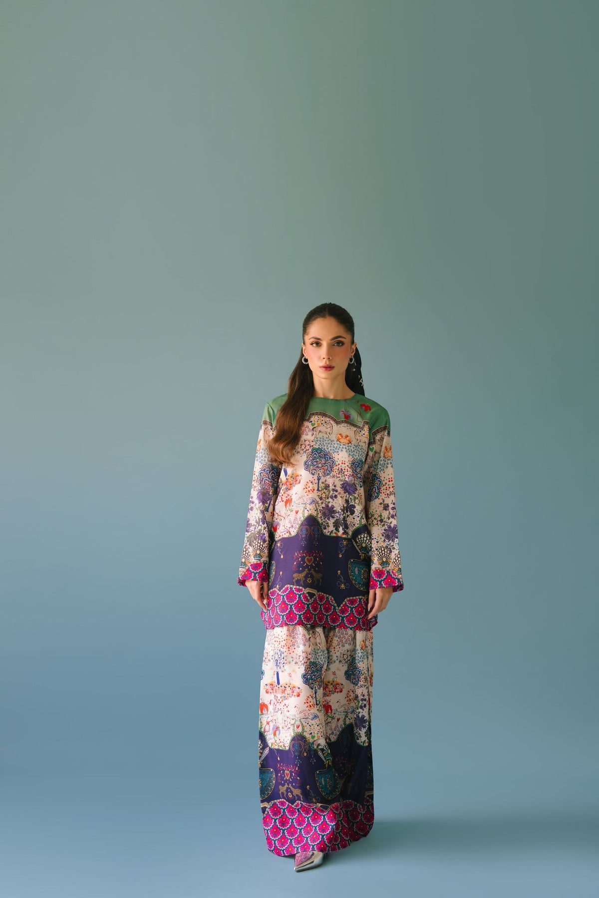 Sammy K | Lawn Pret 25 | Hanging Garden - Ladies Clothes - Maria Faisal