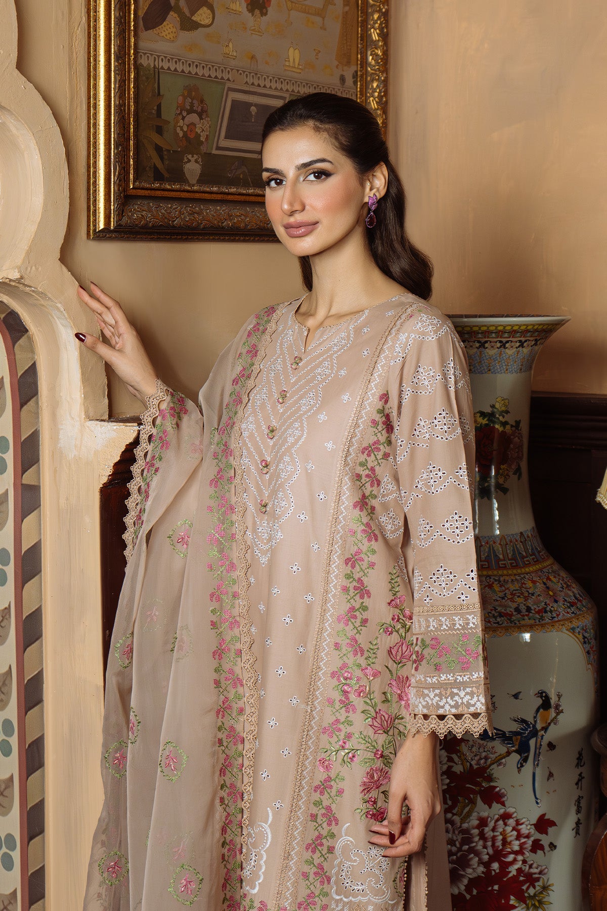 Sahar | Festive Edit Ready to Wear | Bronzed Beige - RTW by Maria Faisal - Registered Vendor of : Sahar - type : Ladies Clothes - 100% original wedding dresses