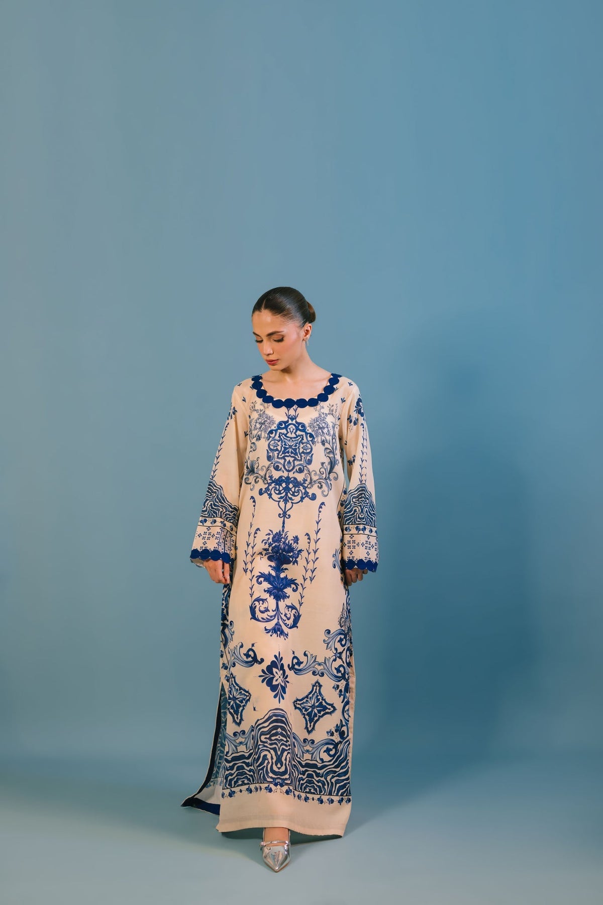 Sammy K | Lawn Pret 25 |Blue Bell - Ladies Clothes - Maria Faisal