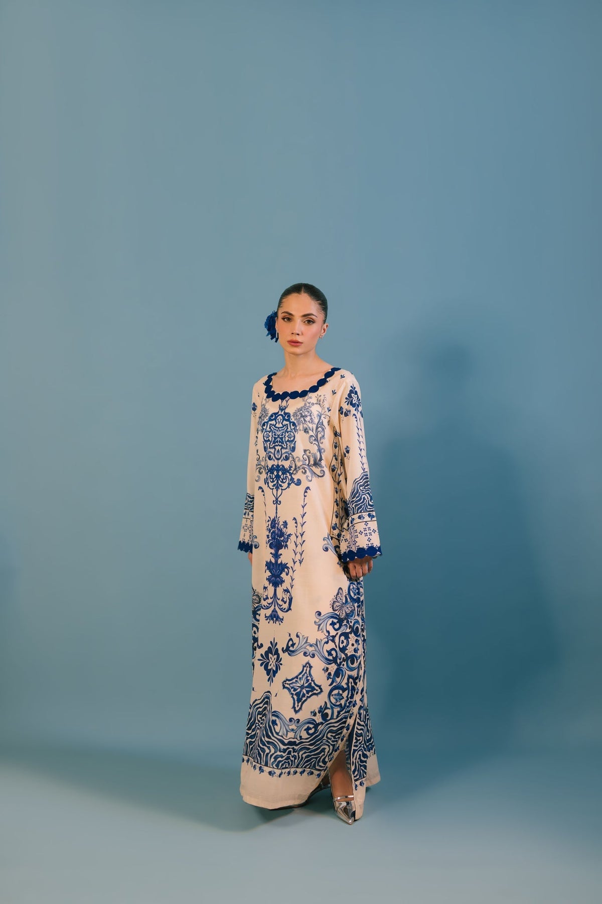 Sammy K | Lawn Pret 25 |Blue Bell - Ladies Clothes - Maria Faisal