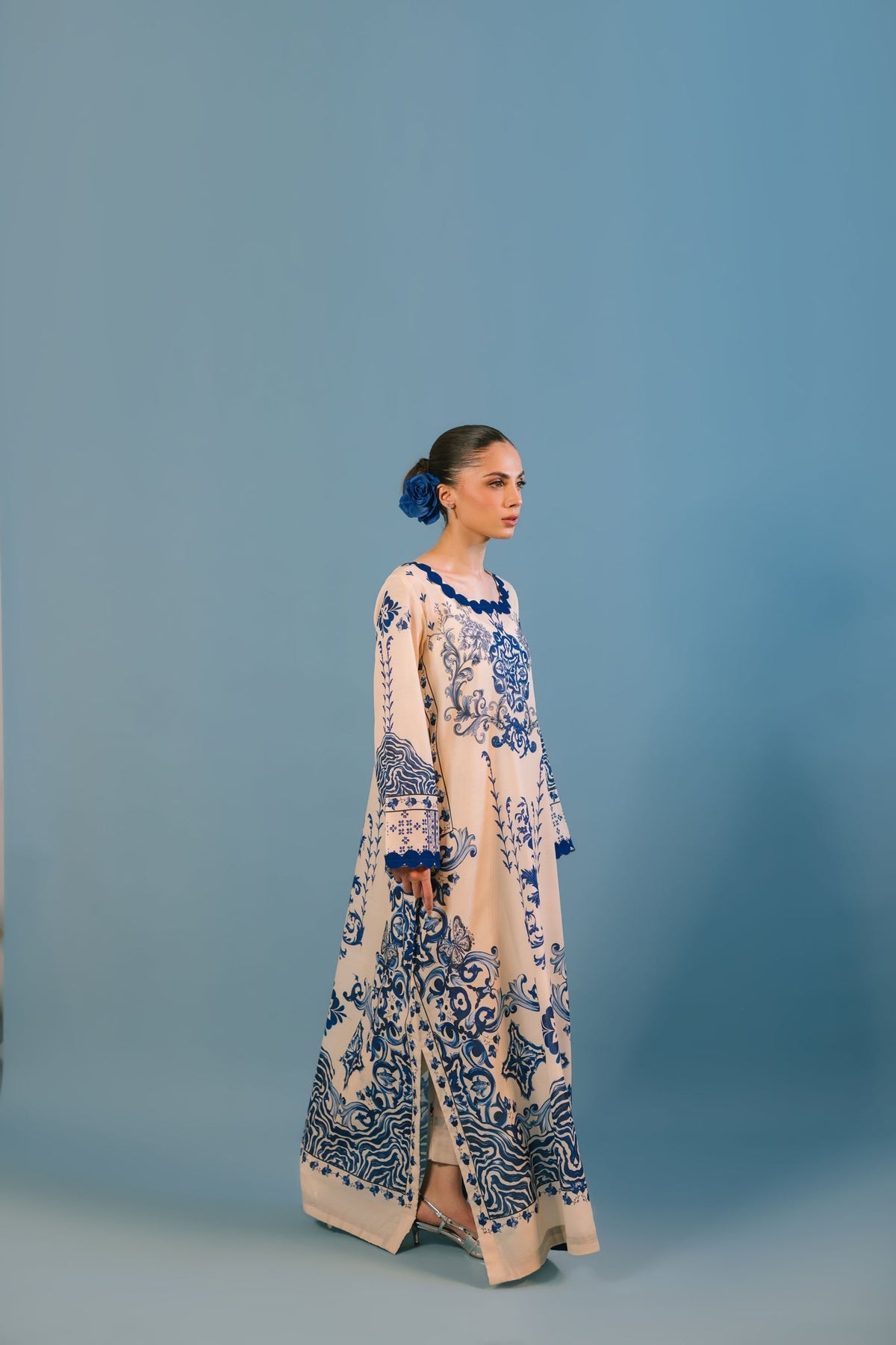 Sammy K | Lawn Pret 25 |Blue Bell - Ladies Clothes - Maria Faisal