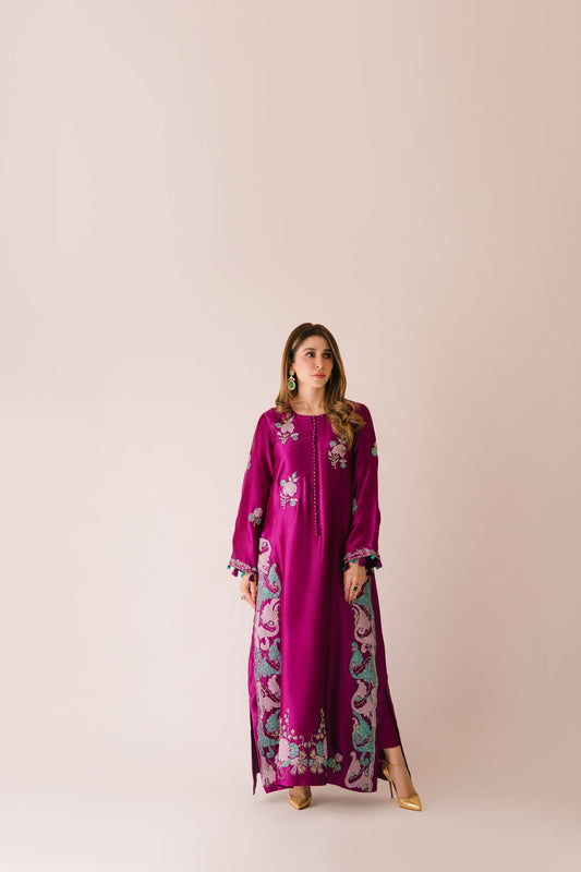 Sammy K | Aadat Festive Edition | Cyprus Vine - Ladies Clothes - Maria Faisal