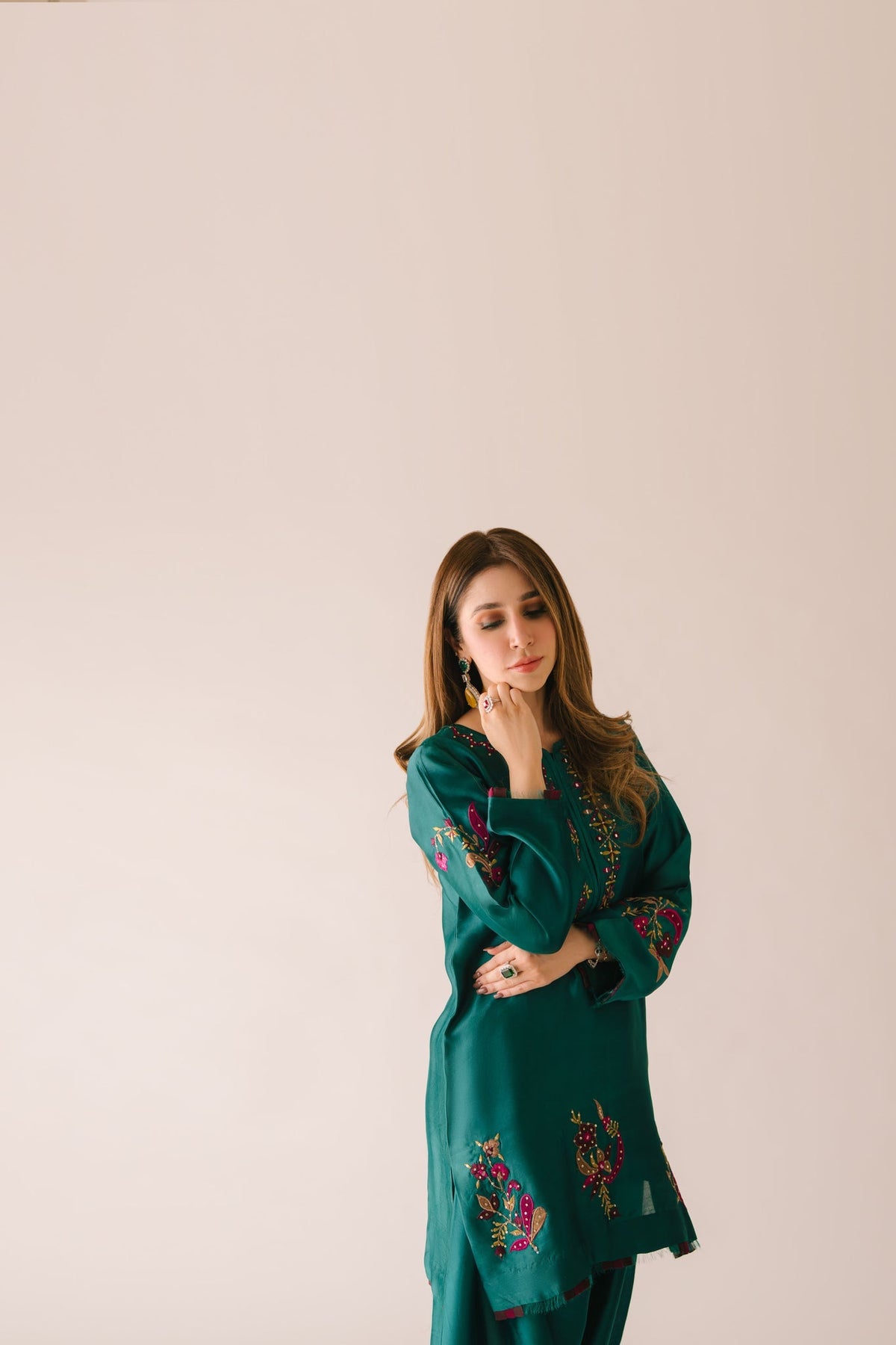 Sammy K | Aadat Festive Edition | Green Moon - Ladies Clothes - Maria Faisal
