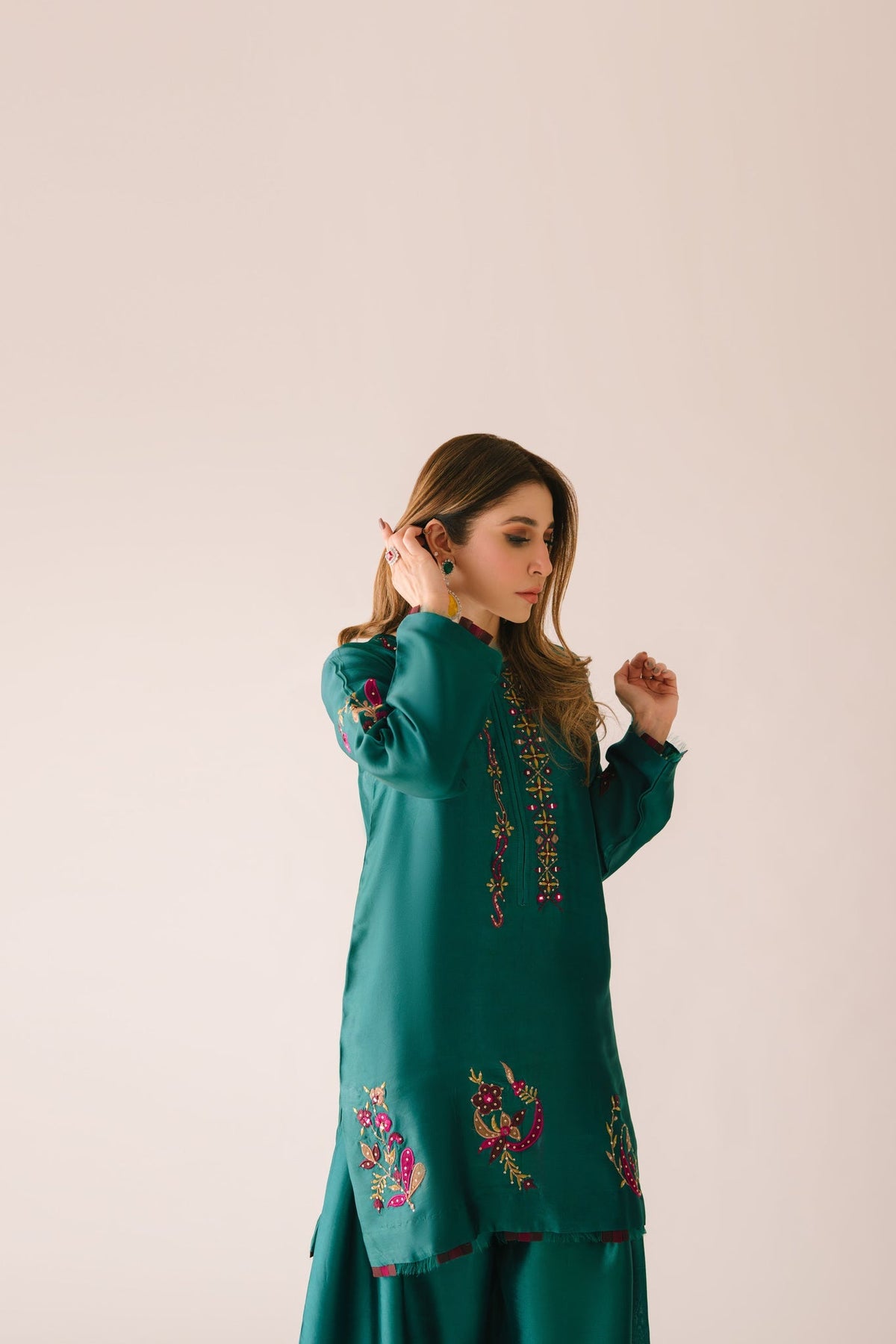 Sammy K | Aadat Festive Edition | Green Moon - Ladies Clothes - Maria Faisal