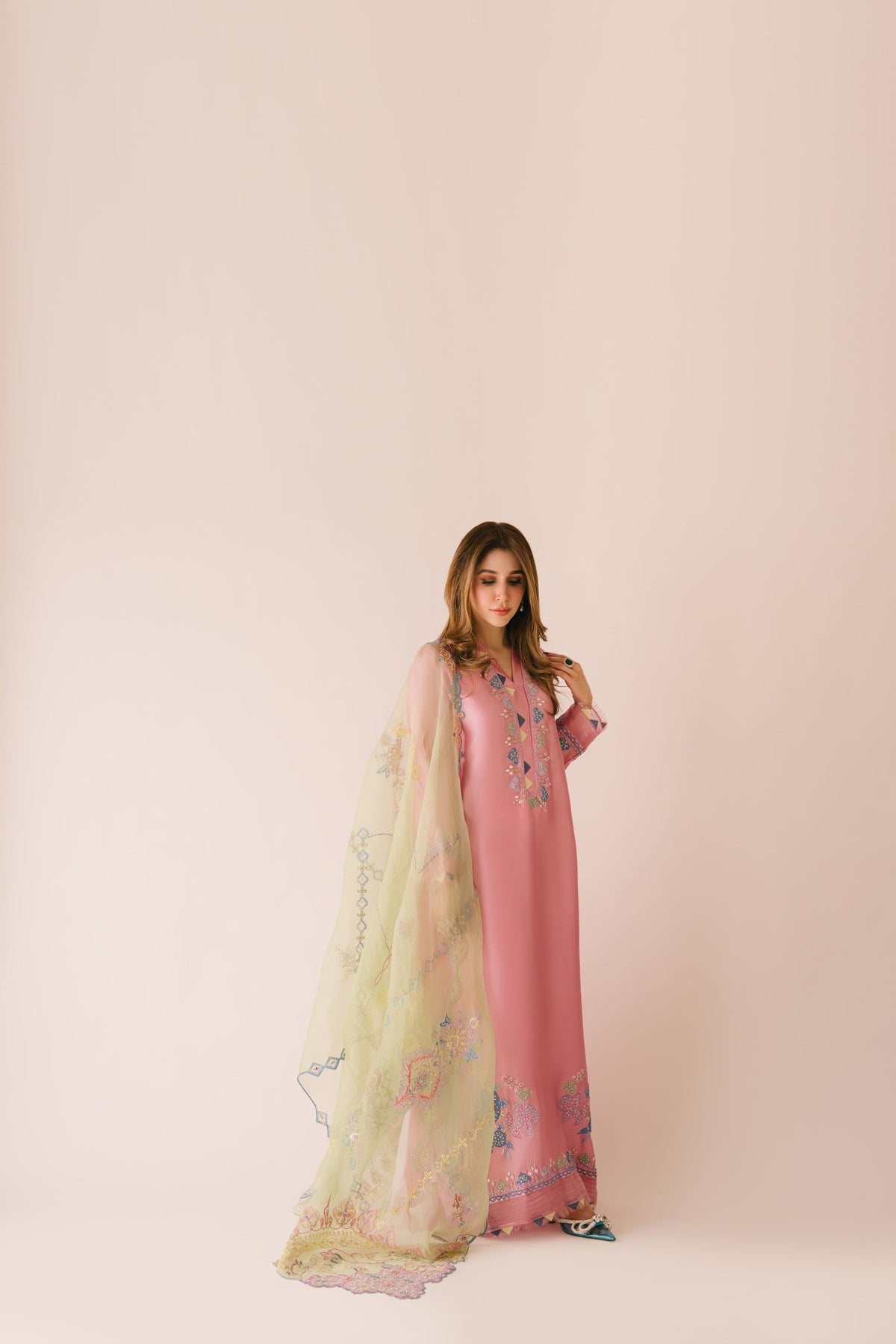 Sammy K | Aadat Festive Edition |Spray Rose - Ladies Clothes - Maria Faisal