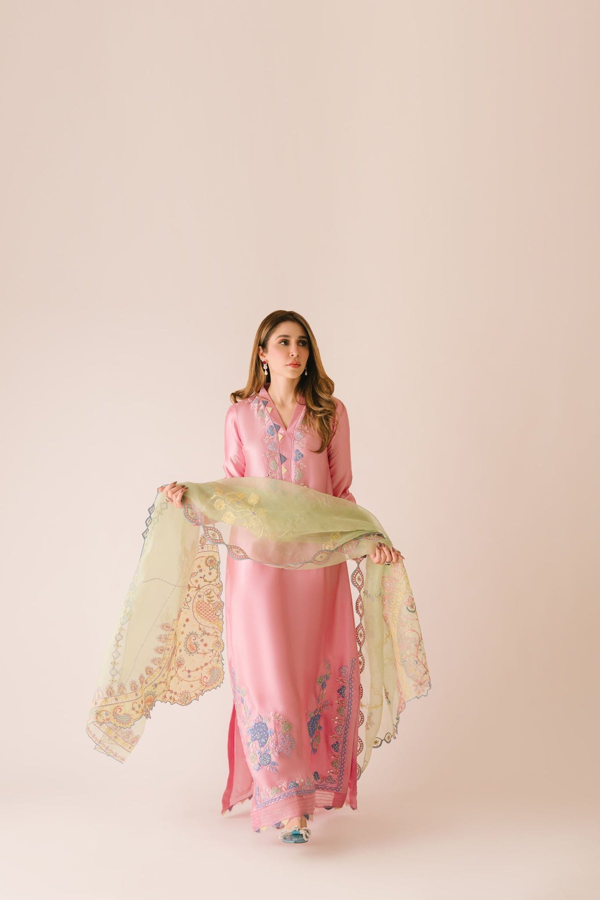 Sammy K | Aadat Festive Edition |Spray Rose - Ladies Clothes - Maria Faisal