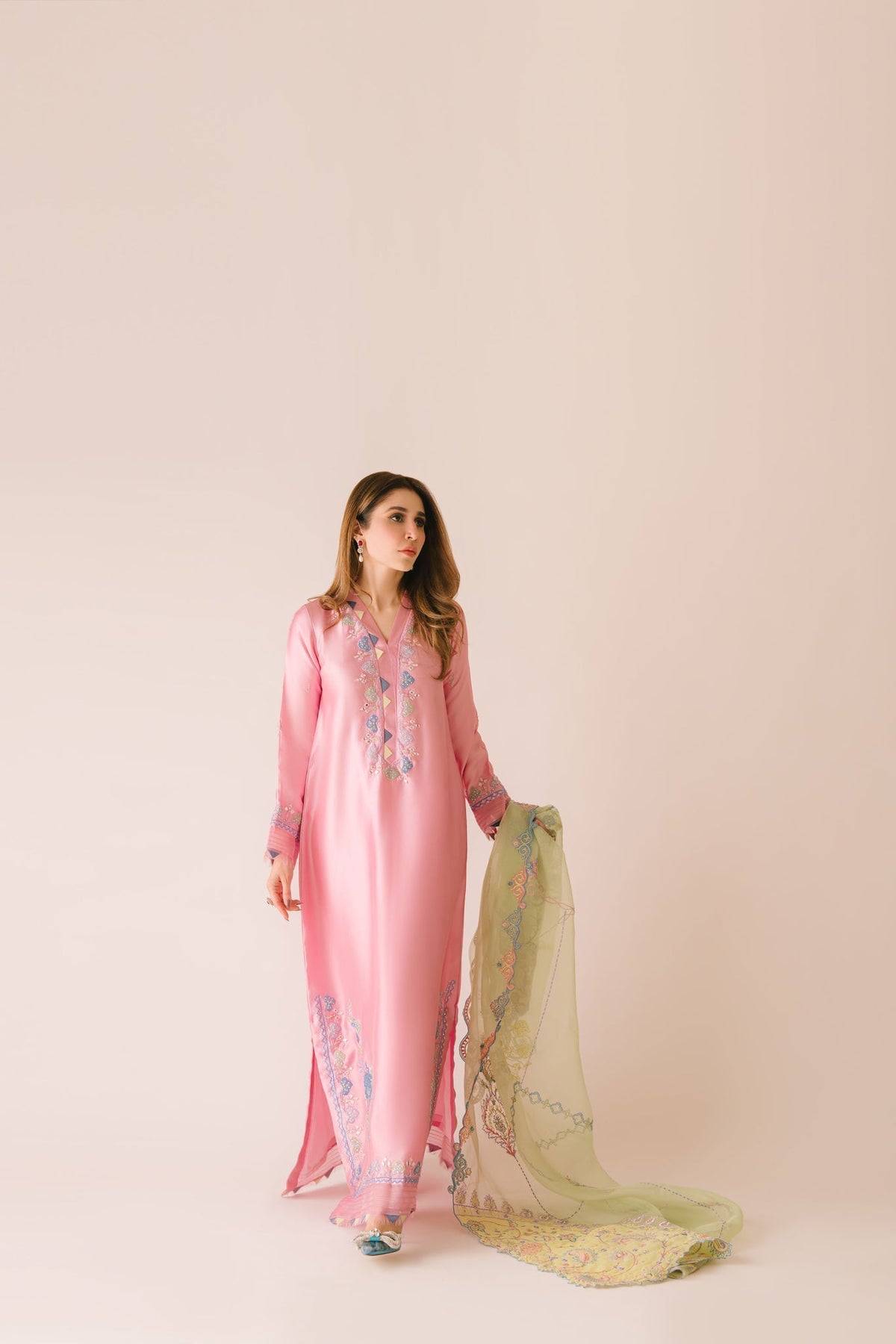 Sammy K | Aadat Festive Edition |Spray Rose - Ladies Clothes - Maria Faisal
