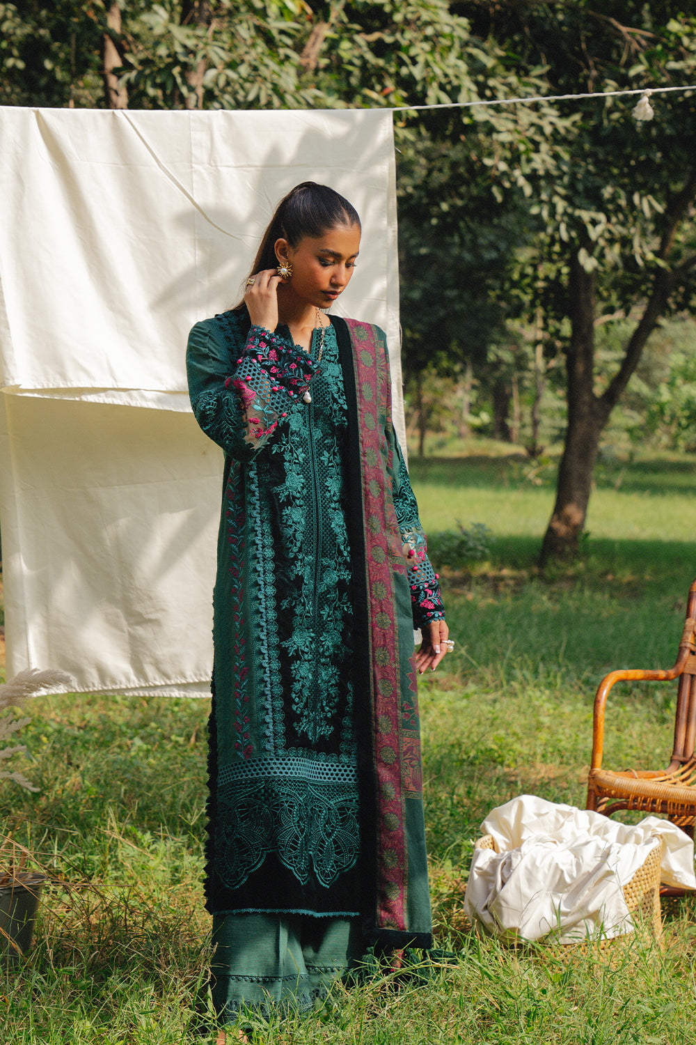 Saira Rizwan | Winter 2024 | DEA-SRW24-01 - Ladies Clothes - Maria Faisal