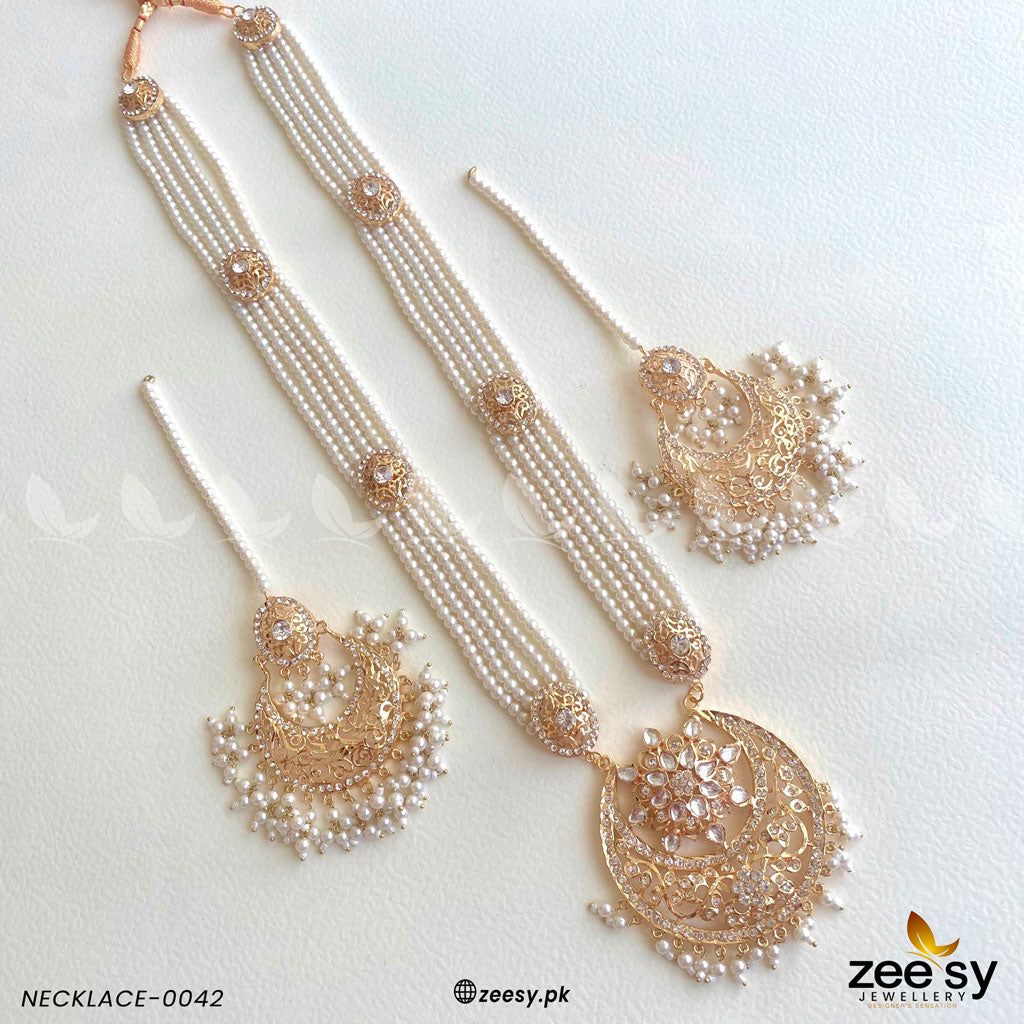 Mala Necklace-0042 - Necklace Sets 