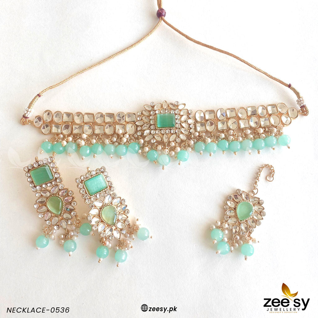 Kundan Necklace-0536 - Necklace Sets 