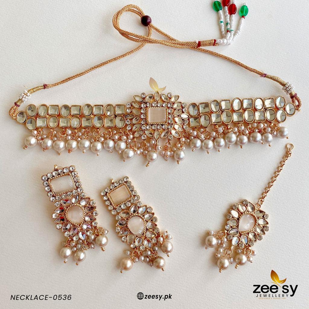 Kundan Necklace-0536 - Necklace Sets 