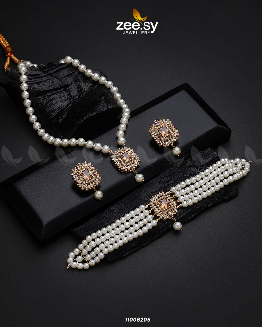 Mala Necklace-0850 - Necklace Sets 