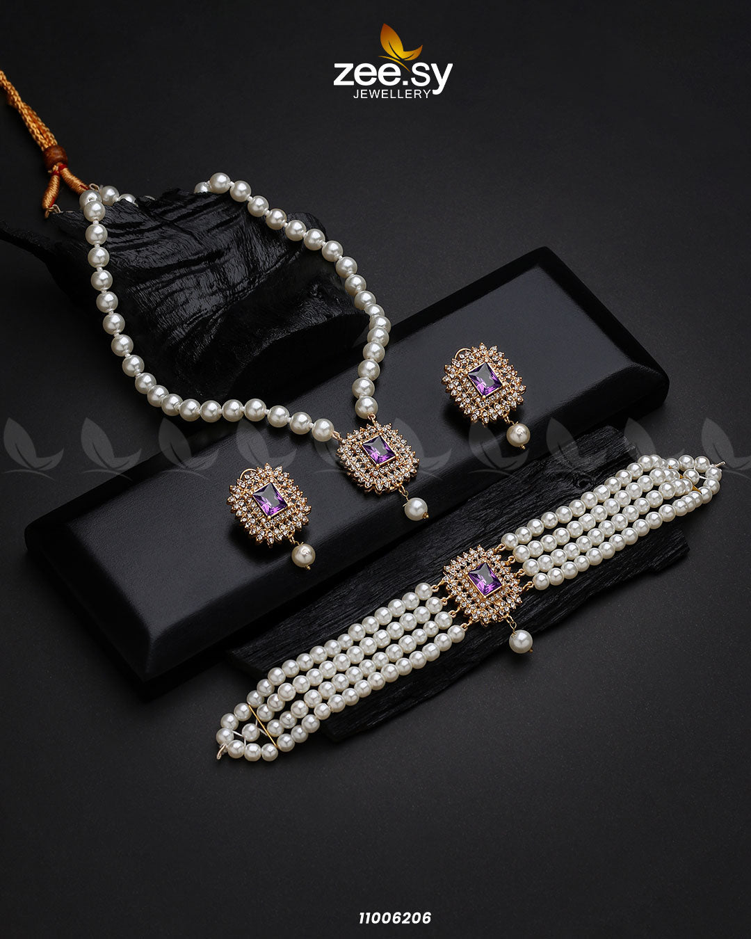 Mala Necklace-0850 - Necklace Sets 