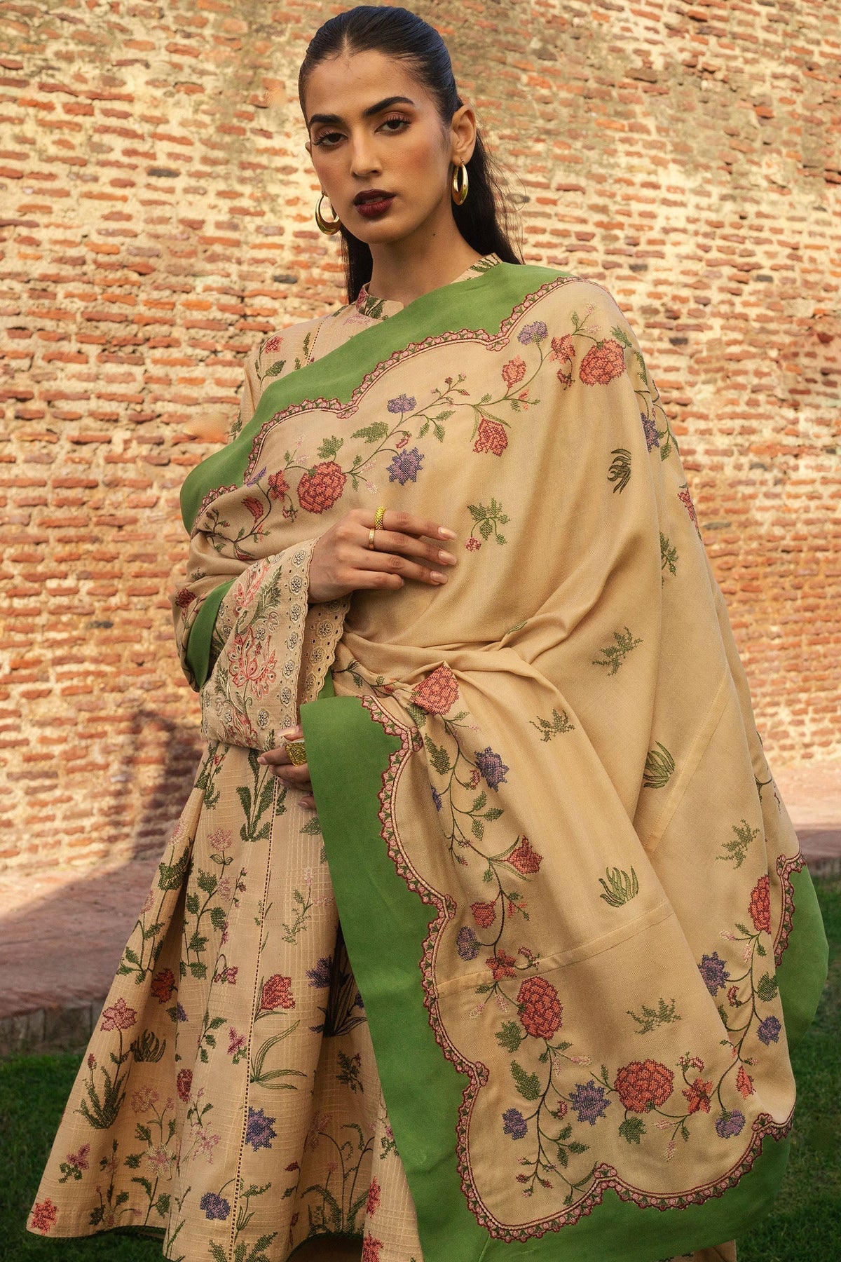 Zara Shahjahan | Winter 24 |  NEGAH-D3 - Designer Dress with Intricate embroidery and embellishments. Shop elegent wedding dress at Maria Faisal.