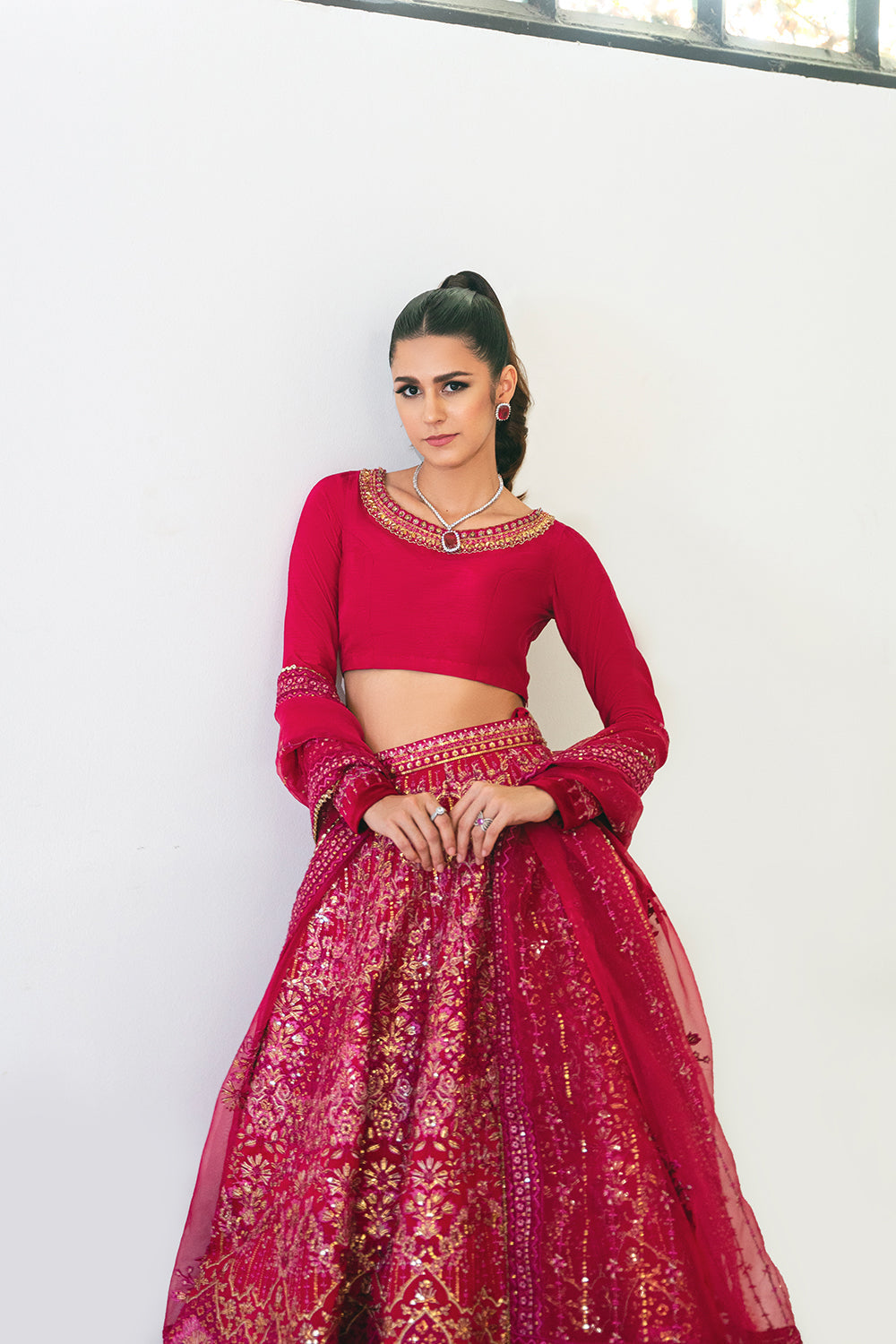 Saira Rizwan | Naqsh Festive | SRN24-04 Sharmas - Wedding Dress - Maria Faisal