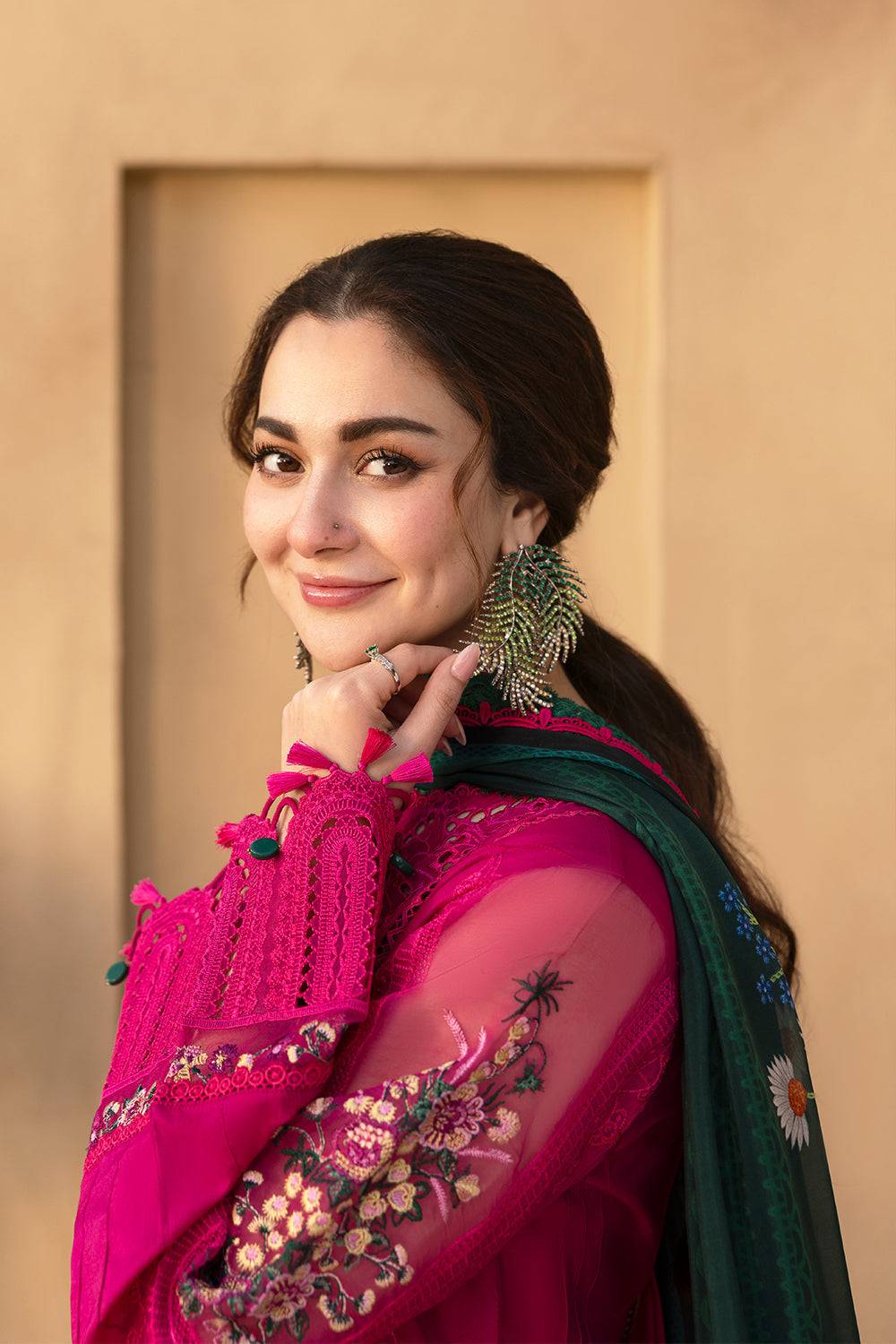 Saira Rizwan | Luxury Lawn 25 | ELODIE-SRL25-04 by Maria Faisal - Registered Vendor of : Saira Rizwan - type : Ladies Clothes - 100% original wedding dresses