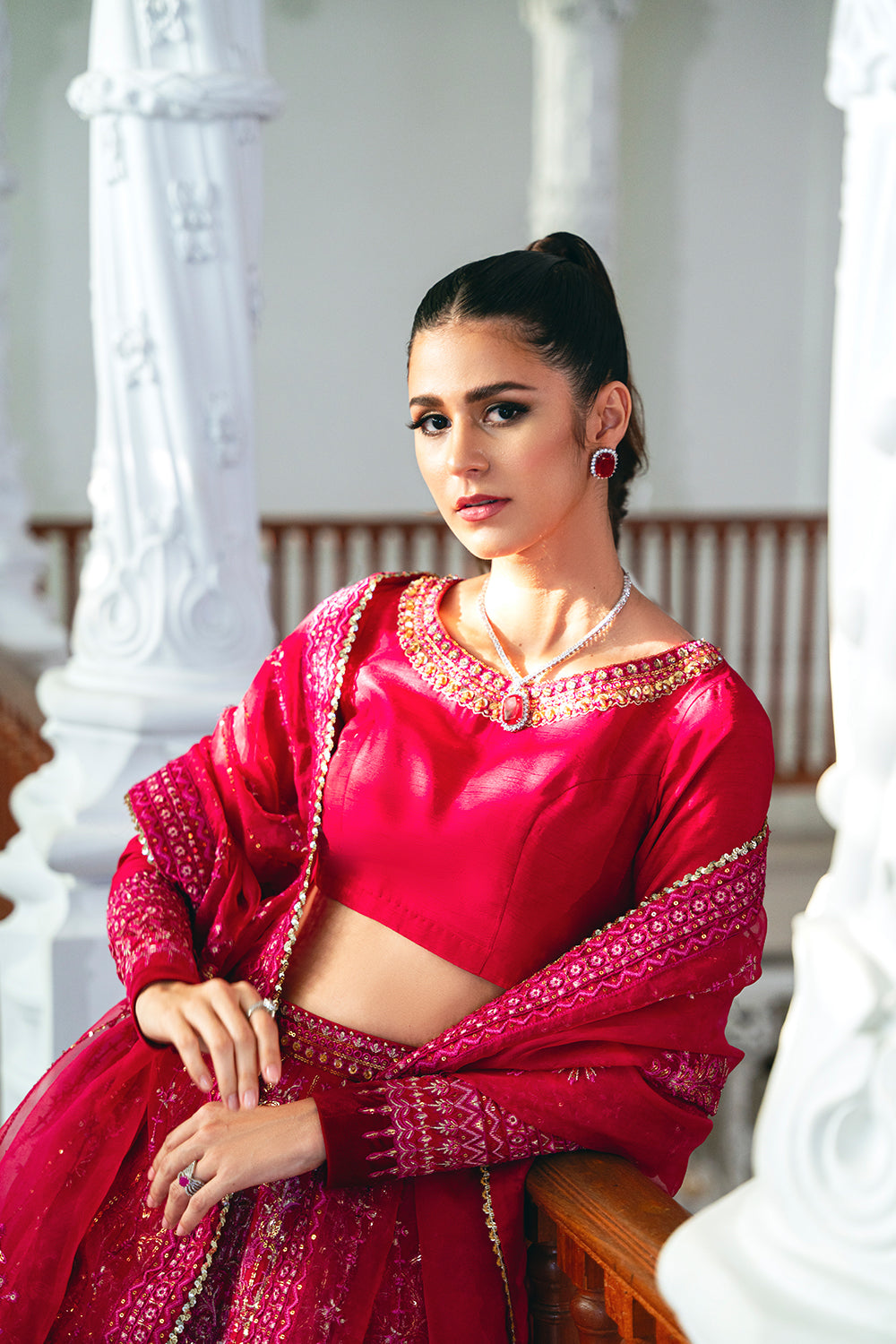 Saira Rizwan | Naqsh Festive | SRN24-04 Sharmas - Wedding Dress - Maria Faisal