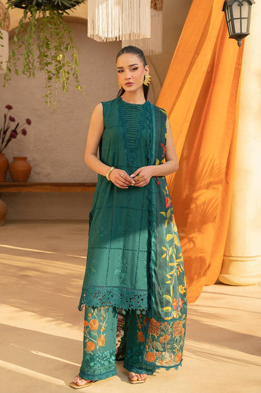 Saira Rizwan | Luxury Lawn 25 | LIRA-SRL25-10 by Maria Faisal - Registered Vendor of : Saira Rizwan - type : Ladies Clothes - 100% original wedding dresses