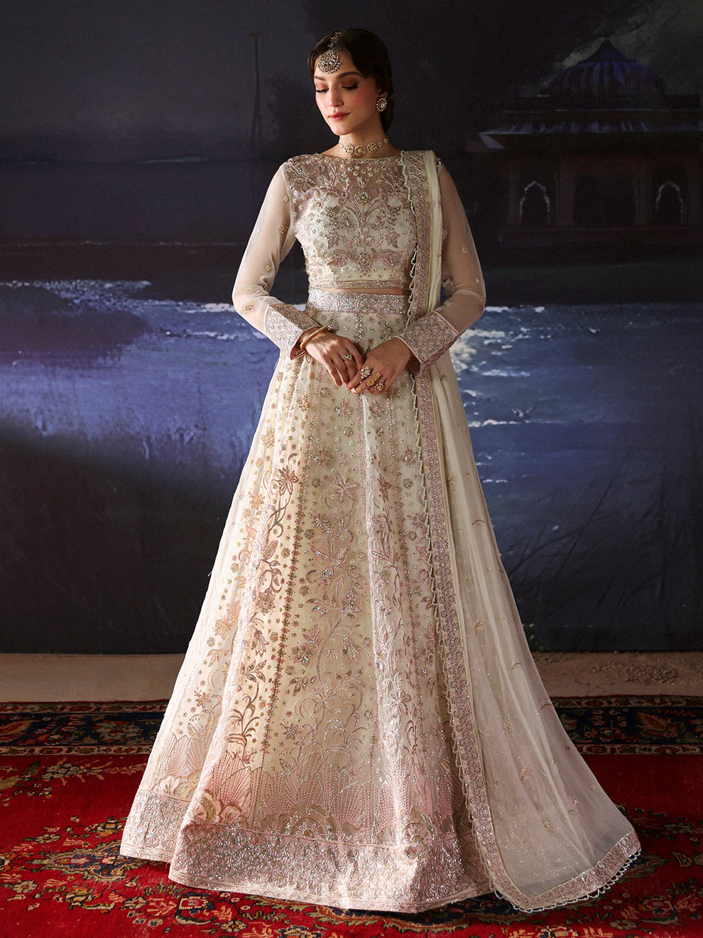 Mahnur | Pakeeza Luxury Formals | Nureh | PK - 06 - Ladies Clothes - Maria Faisal