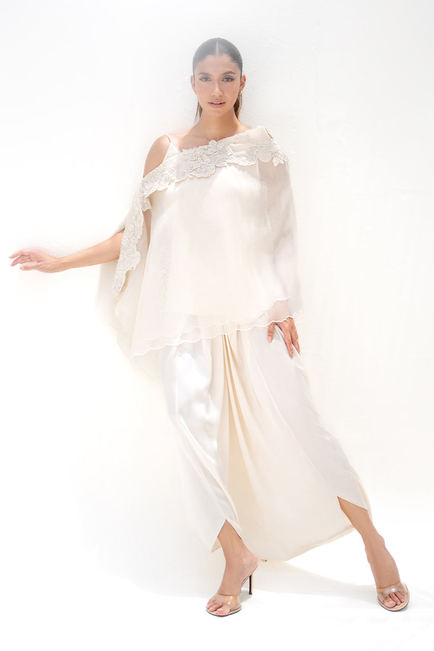 Sania Maskatiya | Summer Festive 26 | Nada - Luxury Dress - available at Maria Faisal in UK and USA.