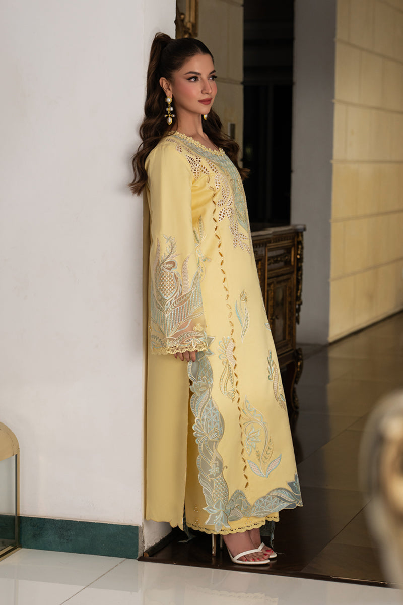 Rangrasiya | Carnation Eid Edit 26 | Nadia - Luxury Dress - available at Maria Faisal in UK and USA.