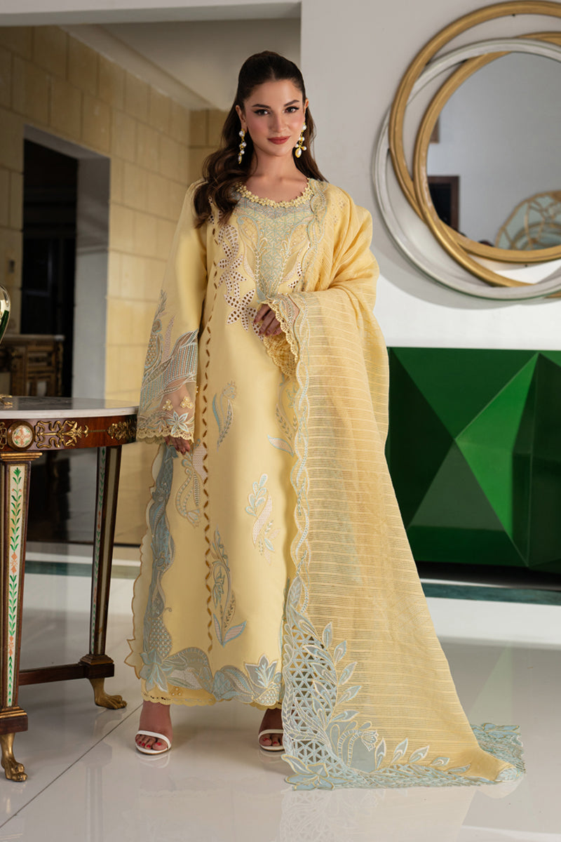 Rangrasiya | Carnation Eid Edit 26 | Nadia - Luxury Dress - available at Maria Faisal in UK and USA.